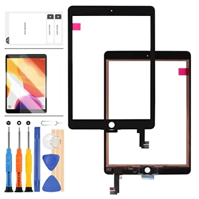 Imagen de pantalla para iPad 6 Air 2 2ª generación 9.7 A1566 A1567 Kit de repuesto táctil, (no LCD, sin instrucciones) digitalizador piezas reparación vidrio, incluye vidrio