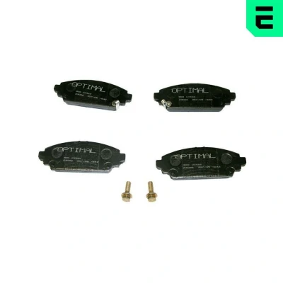Imagen de OPTIMAL BP 10322 Juego de pastillas freno Eje delantero con avisador acústico desgaste tornillos pinza HONDA: CIVIC 7 Hatchback