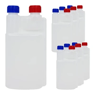 Imagen de Super Net Cali Botella dosificadora doble cuerpo 500 ml para dispensar productos químicos concentrados (6 Unidades)