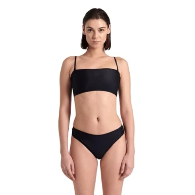 Imagen de Arena Womens TEAM Stripe Strapless Bandeau SET Bikini, Mujer, Talla: XL, Black