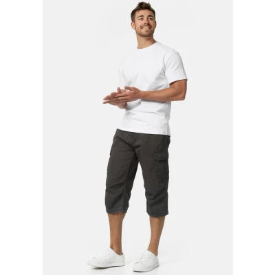 Imagen de Indicode Jeans MIT GÜRTEL Nicolas Shorts, Hombre, Talla: Large, Dark grey