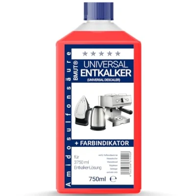 Imagen de 1 descalcificador concentrado universal de 750 ml, como Para cafeteras automáticas, hervidores agua, etc. 6 descalcificaciones/aplicaciones 125 ml cada una