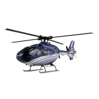 Imagen de Amewi The Flying Bulls EC135 Pro Brushless Helicóptero de 6 Canales, 352 mm, G, RTF, Color Azul