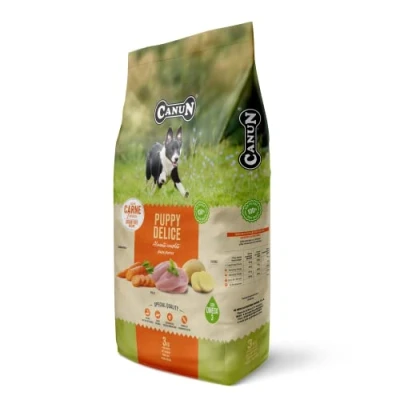 Imagen de Pienso para Perros Cachorros con Pollo Fresco Sin Cereales Alimento seco 3 kg Canun Fresh Puppy Delice