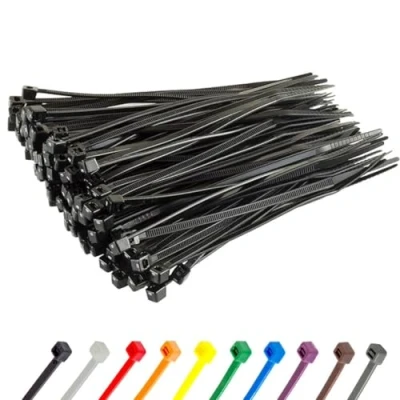 Imagen de Gocableties Bridas plastico negras para cables 100 Piezas mm x 2,5 Tamaño pequeño Resistentes a los rayos