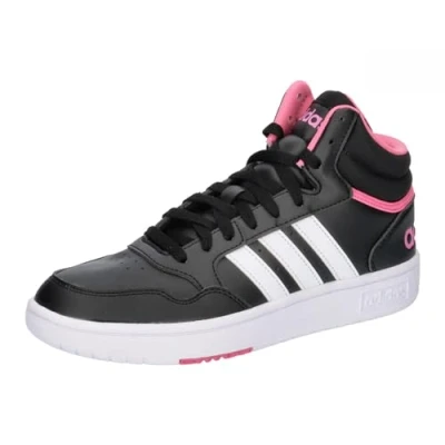 Imagen de adidas Hoops 3 0 Mid, Shoes Mujer, Core Black/FTWR White/Pink Fusion, 36 2/3 EU