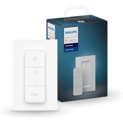 Imagen de Regulador de luz Philips Hue Dimmer Switch, IP20, Pared, Blanco