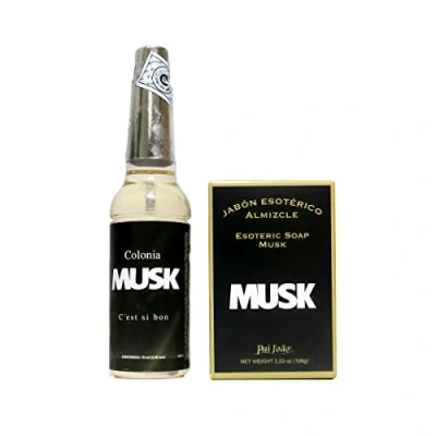 Imagen de Aromasenses. Pack Jabon Almizcle Esotérico 100 gramos + Agua 70 ml (MUSK (ALMIZCLE))