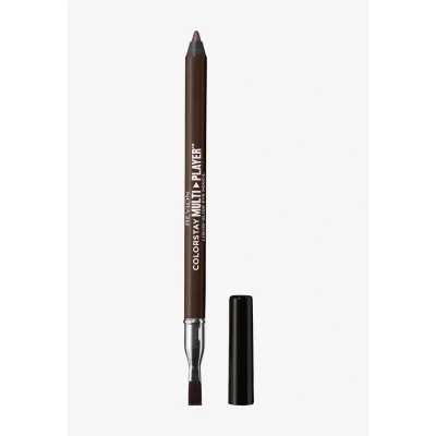Imagen de Revlon ColorStay Multiplayer Liner, Delineador de ojos multiusos con brocha profesional, textura cremosa, resistente al agua, waterproof, larga duración, tono 402 High Stakes, 0.8 g