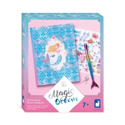 Imagen de Janod Magic Ocean Diario Secreto Íntimo Infantil Manualidades Creativas Cuaderno con Boli Cola de Sirena Mundo la Sirenita Actividad Manual Niños a Partir 3 años J09109