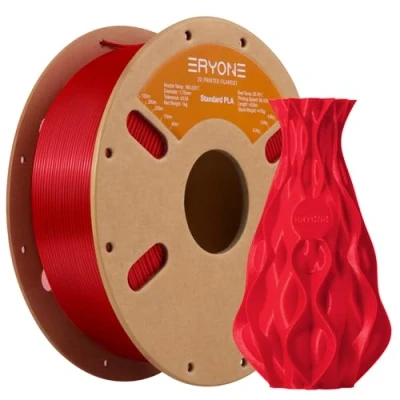 Imagen de ERYONE PLA Filament 1,75 mm, 3D Drucker PLA, +/ 0,03 1 kg/Spule, rojo chino