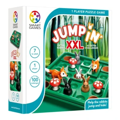 Imagen de SmartGames Jump In XXL, Extra Large Puzzle Game with 100 Challenges, 7+ Years
