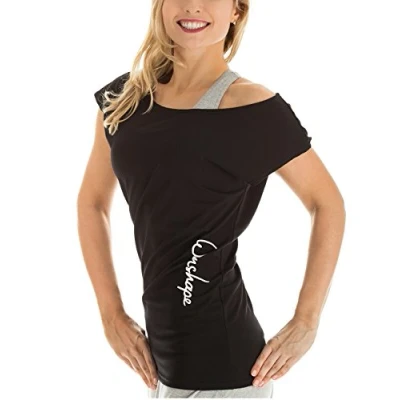 Imagen de Winshape WTR12 Camiseta para Baile y Fitness, Mujer, Todo el año, Color Negro, tamaño Medium