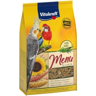 Imagen de Vitakraft 21427 Grande Pericos De Menú Esencial Miel, 3 kg