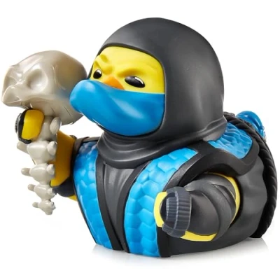 Imagen de TUBBZ First Edition Sub Zero Figura Coleccionable de Pato Goma Vinilo Producto Oficial Mortal Kombat TV acción Lucha, películas, cómics y Videojuegos