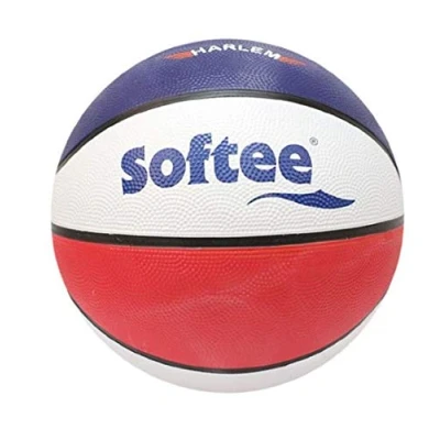 Imagen de Softee Equipment Balon de Baloncesto Tricolor Harlem Talla 7, Cranberry, Extra Large
