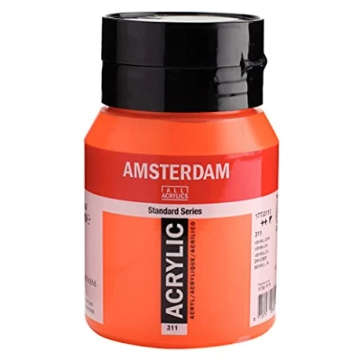 Imagen de Amsterdam Standard Series Colores Acrílicos Bote 500 ml Bermellón 311 (17723112)