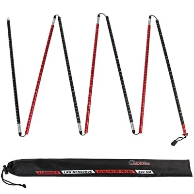 Imagen de ALPIDEX Sonda Avalancha Nieve Aluminio 260 cm o 320 cm, Longitud:320