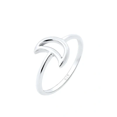 Imagen de Elli HALF MOON CUT OUT Anillo silvercoloured, Mujer, Talla: 54, Silver coloured