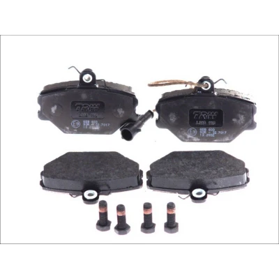 Imagen de TRW COTEC GDB833 Juego de pastillas freno con contacto avisador desgaste tornillos pinza accesorios FIAT: Punto I Hatchback
