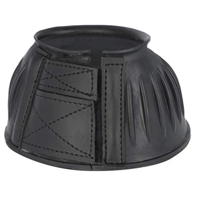 Imagen de Kerbl 3211614 Campanas para saltar (goma, 2 unidades, cierre de velcro), color negro