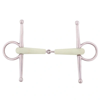 Imagen de BR Single Jointed Full Cheek Snaffle Apple Mouth 18 mm