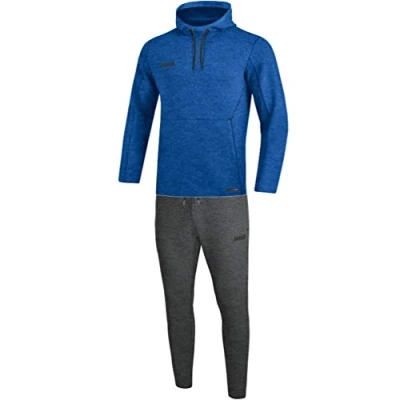 Imagen de JAKO Jogginganzug Premium Basics mit Kapuzensweatshirt Chándal, Mujeres, Royal Melange, 36