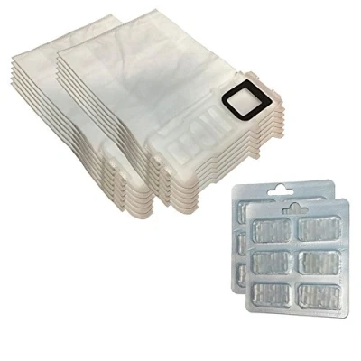 Imagen de MohMus Set 12 Microfibra Bolsas de aspiradora + Ambientadores para Vorwerk Kobold VK 135, 136, VK135, VK136
