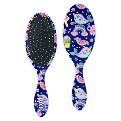 Imagen de WetBrush Happy Hair Fantasy Cepillo original para desenredar el cabello, cerdas ultrasuaves, mango ergonómico, adecuado todos los tipos de cabello