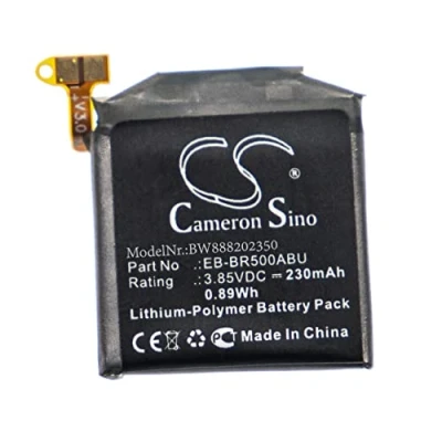 Imagen de vhbw Batería Recargable reemplaza Samsung EB BR500ABU, GH43 04922A para smartwatch, Reloj de Actividad (230 mAh, 3,85 V, polímero Litio)