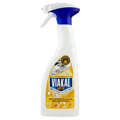 Imagen de Viakal Desincrustante y limpiador, elimina la cal, brillo con vinagre 5 unidades de 500 ml [2500 ml]