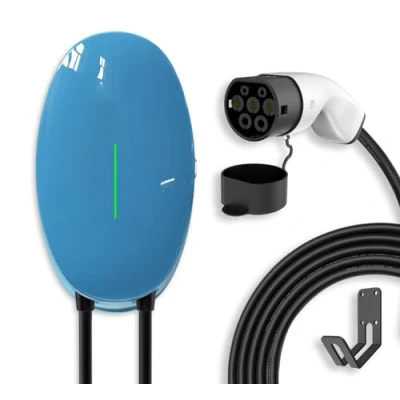 Imagen de EIDYBOX Cargador Coche Electrico Tipo 2 6M Doméstico Wallbox 11KW Cable Estaciones de Carga para EV PHEV 16A Trifásico Impermeable IP66
