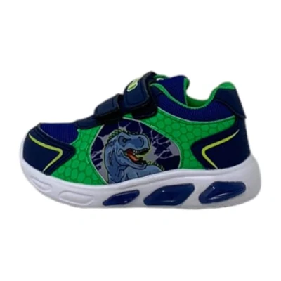 Imagen de Silver Dinosaur S8020060T Zapatillas de niño con luces y doble rasgón, color azul, turquesa, 22 EU