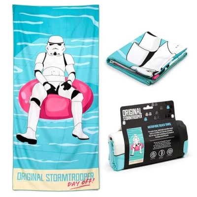Imagen de Puckator Toalla de Playa Microfibra 180 x 85 cm El Original Stormtrooper Piscina Day Off