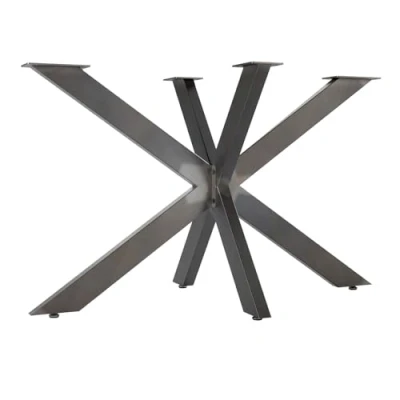 Imagen de SOTECH Estructura de mesa SPIDER/Patas acero resistente en aspecto vintage/Montaje fácil/Caminos para proyectos bricolaje 710 x 1200 680 mm