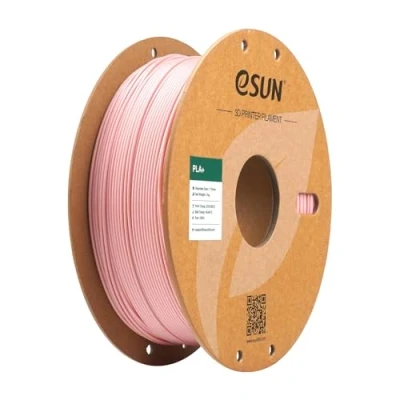 Imagen de eSUN PLA+ Filamento 1.75mm, Mayor Resistencia PLA Plus para Impresoras 3D, Precisión Dimensional +/ 0.03mm, Carrete de 1KG (2.2 LBS) 3D,Rosa Melocotón