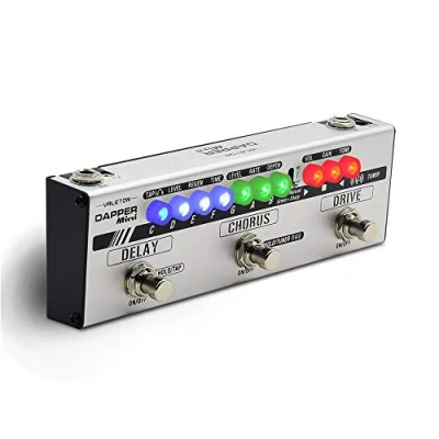 Imagen de Valeton Dapper Mini Stage Session Gigging Gear Overdrive Distortion Chorus Delay Guitar Pedal multiefectos