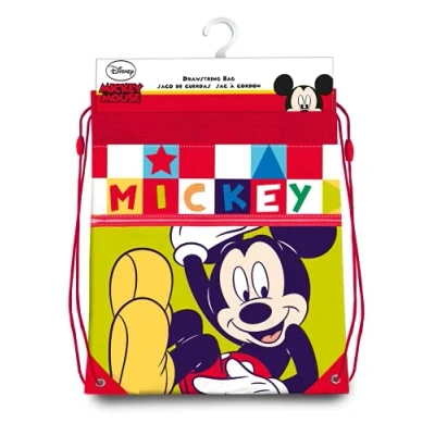 Imagen de MICKEY MOUSE Cordones Gym Bag 42cm Bolsa de Gimnasio Fitness y Ejercicio Infantil, Juventud Unisex, Multicolor (Multicolor), 42 cm