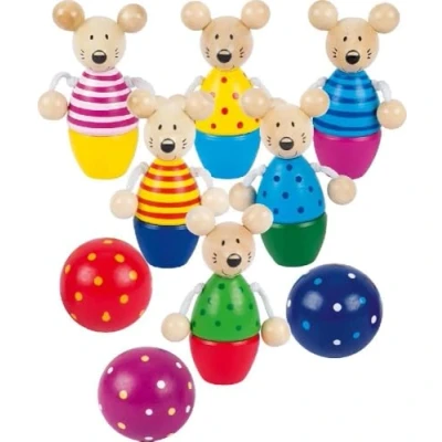 Imagen de goki Veloz Juego de Bolos ratoncitos, Multicolor (56943)