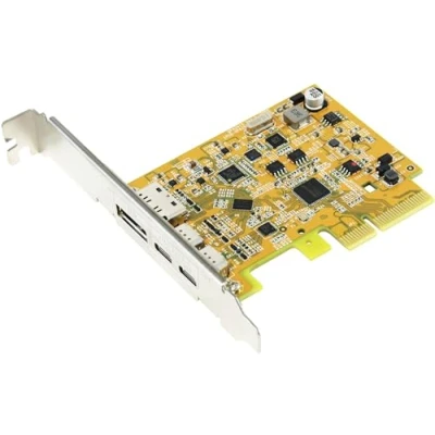 Imagen de Sunix UPA2015 Tarjeta PCI Express USB 3.2 Gen2 10G, DP Alt Mode Host Card con 2 puertos C