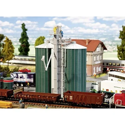 Imagen de Faller Edificio Industrial de modelismo ferroviario Escala 1:148 (H0 FA DOPPELSILOS F120260)