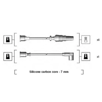 Imagen de Juego de cables encendido MAGNETI MARELLI 941135020696