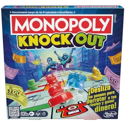 Imagen de Monopoly Knockout Juego de Mesa Familiar para Fiestas