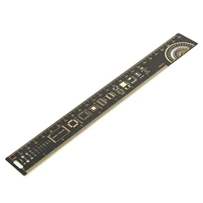 Imagen de Regla de PCB, multifuncional ingenieros electrónicos 10 pulgadas 25 cm Placa circuito impreso