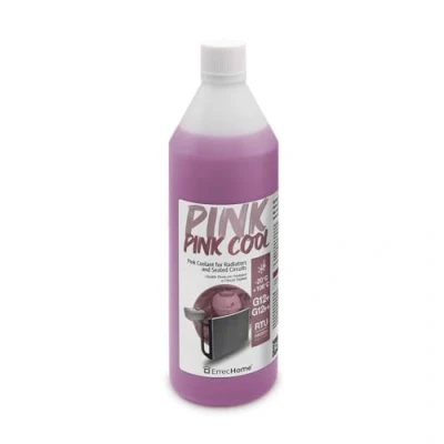 Imagen de ErrecHome Pink Cool, Fluido Radiador Rosa 20C/+103C, anticongelante G12+, G12++ con paquete inhibidor Si OAT 100% silanizado, listo para usar, 1 litro
