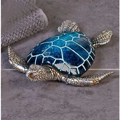 Imagen de Casablanca Tortuga Josie Poly,azul/plata L.18cm