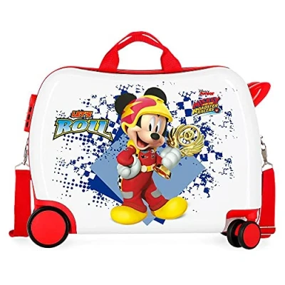 Imagen de Disney Mickey Joy Maleta Infantil Multicolor 50x38x20 cms Rígida ABS Cierre combinación 34L 2,1Kgs 4 Ruedas Equipaje de Mano