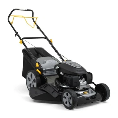 Imagen de Alpina Cortacésped de Gasolina AL5 51 SHQ, Ancho Corte cm, Motor 166 CC (3300 W) a tracción Posterior, hasta 1800 m², Bolsa Recogida 60 l, Altura Regulable en 6 Posiciones