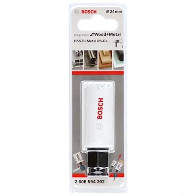 Imagen de Bosch Professional Progressor for Wood and Metal Sierra de corona (para madera y metal, diámetro 24 mm, accesorios para taladro)