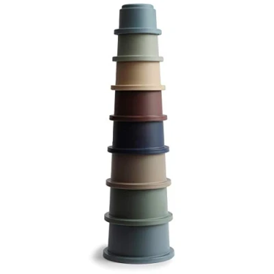 Imagen de Vasitos Apilables Mushie Forest